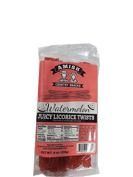 Watermelon Licorice 8 oz bag - Amish Country Snacks