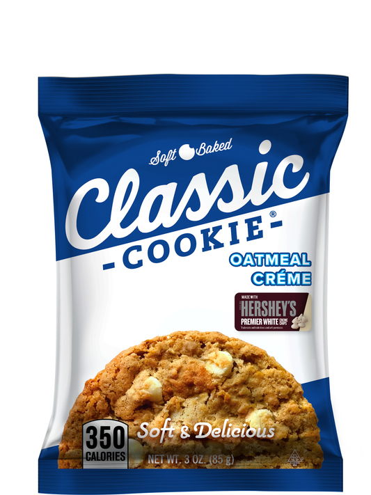 Classic Oatmeal Creme Cookie  8 count box - Amish Country Snacks