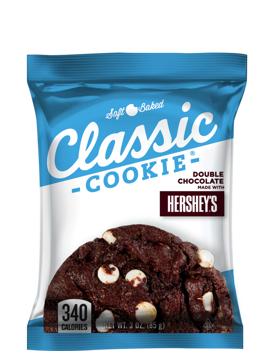 Classic Double Chocolate Hershey Cookie 8 count box - Amish Country Snacks