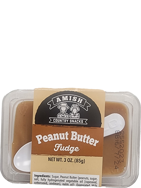 Amish Peanut Butter Fudge Individually Wrapped - Amish Country Snacks