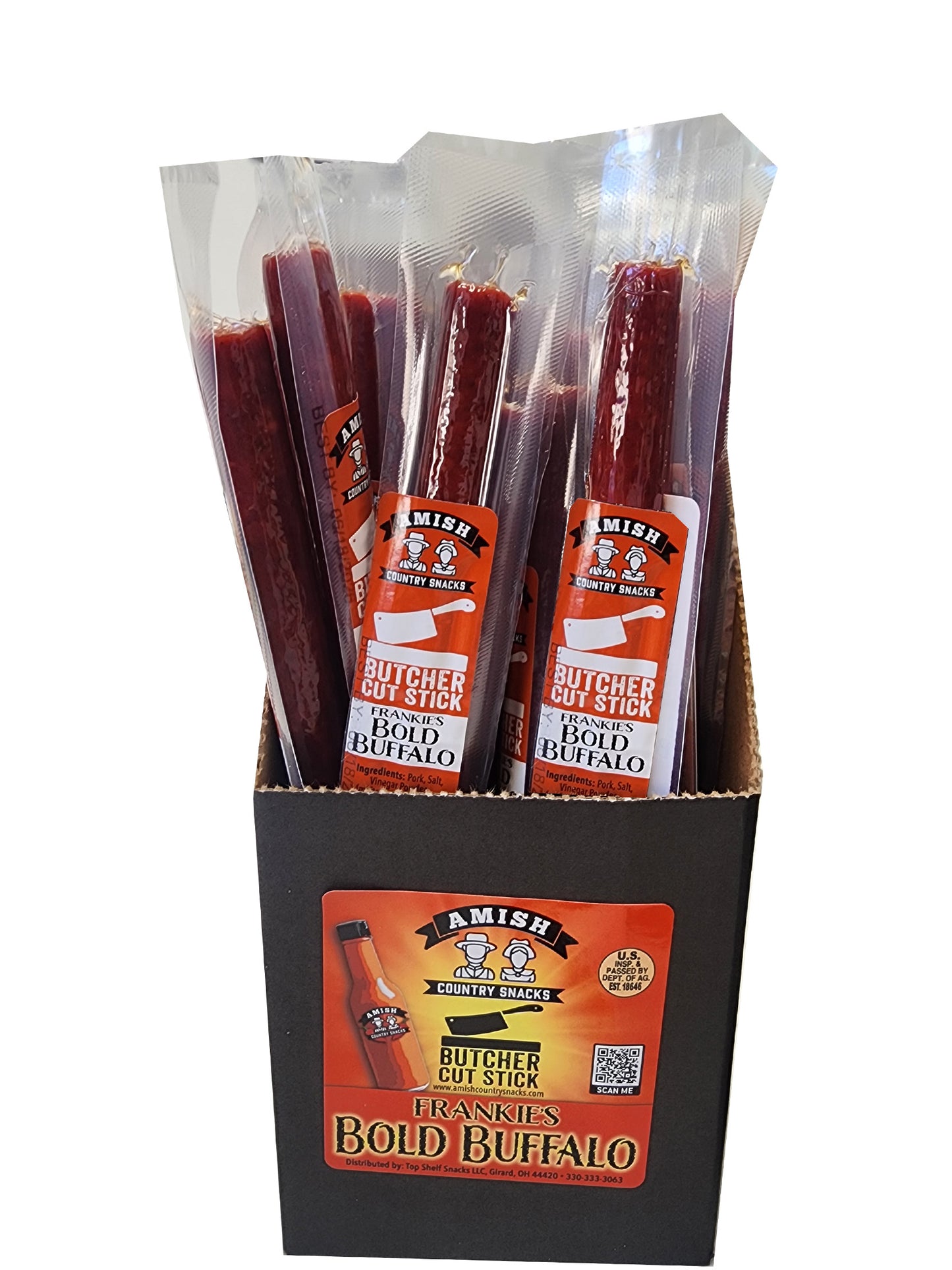 Buffalo Butcher Cut Meat Sticks 24ct box