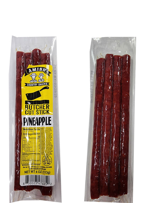 Butcher Cut Pineapple Meat Stick  4 oz - Amish Country Snacks