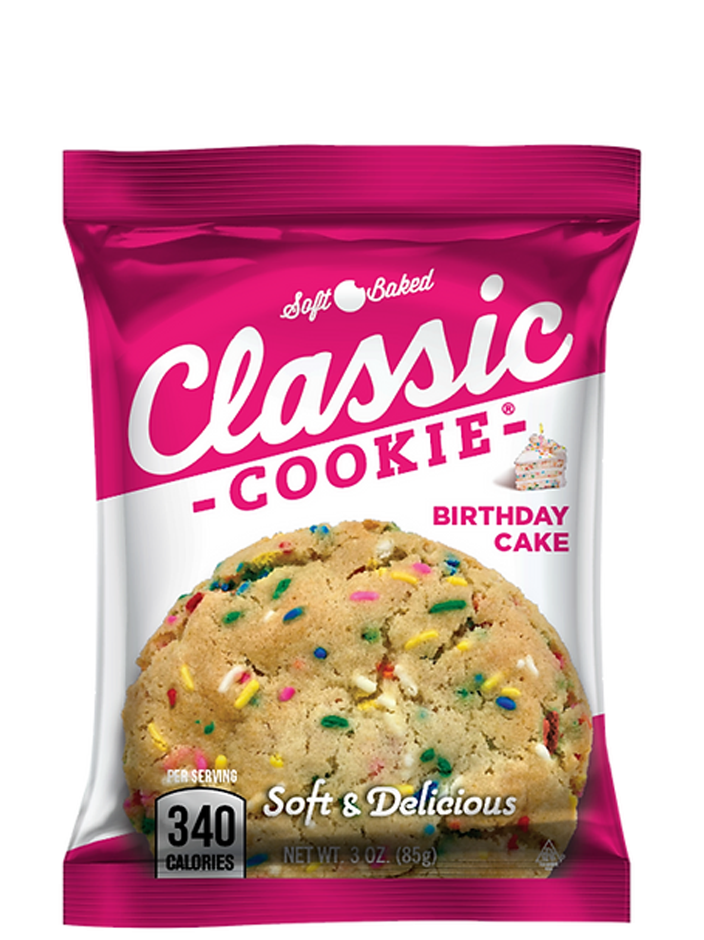 Classic Birthday Cake cookie 8 count box - Amish Country Snacks