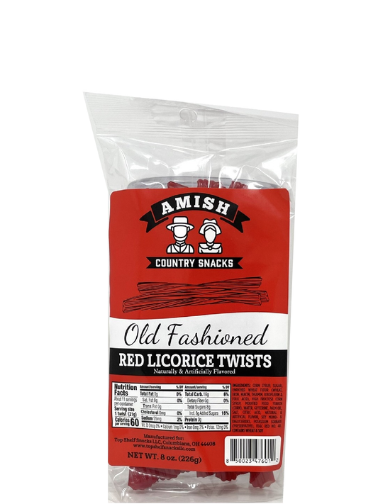 Red Licorice 8 oz bag - Amish Country Snacks