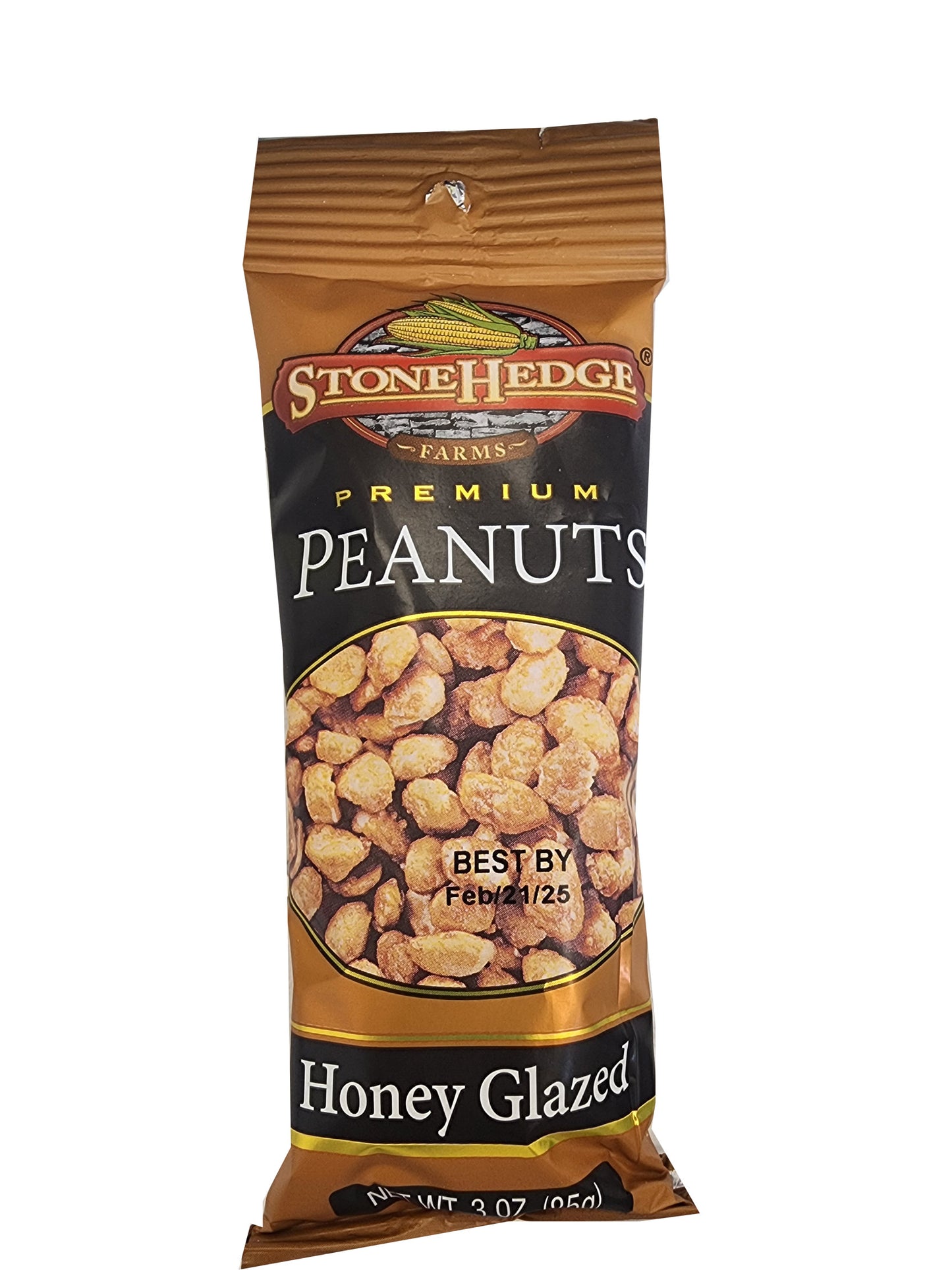 Honey Peanuts 3oz bag - Amish Country Snacks