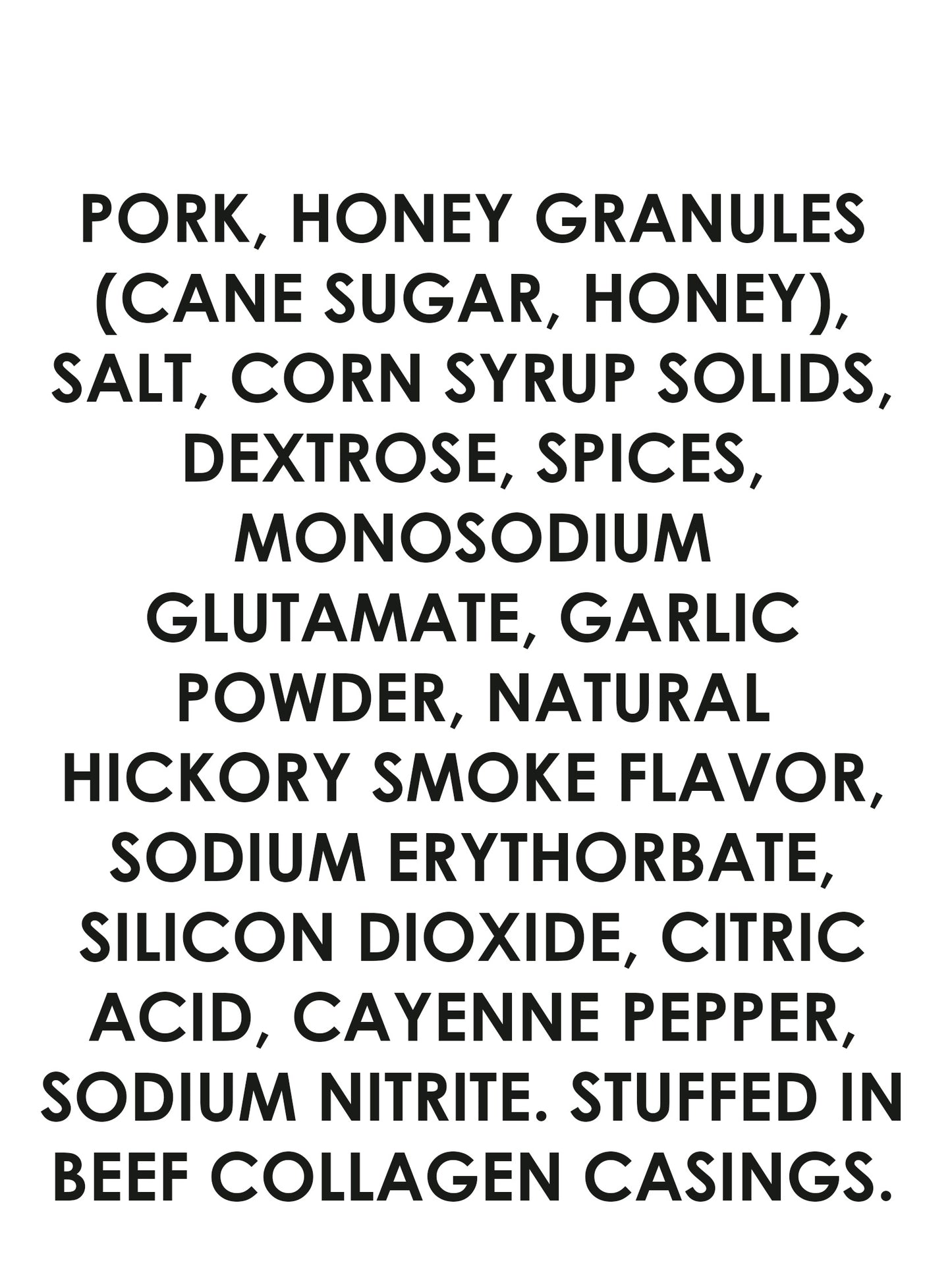 Hot/Honey Butcher Cut Meat Sticks 24ct box - Amish Country Snacks