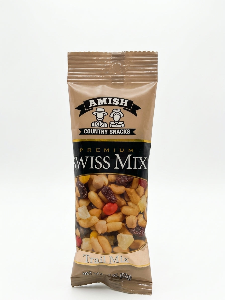 Amish Tube Swiss Mix Individual Bag - Amish Country Snacks
