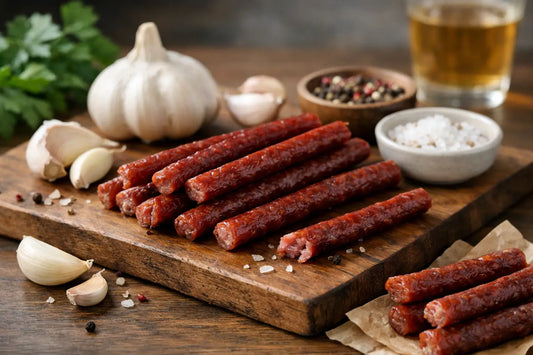 Garlic Meat Sticks That Keep Snacking Simple
