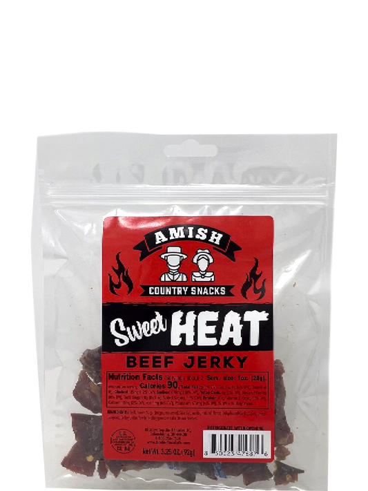 Amish Country Sweet Heat Jerky  3.25 oz bag - Amish Country Snacks