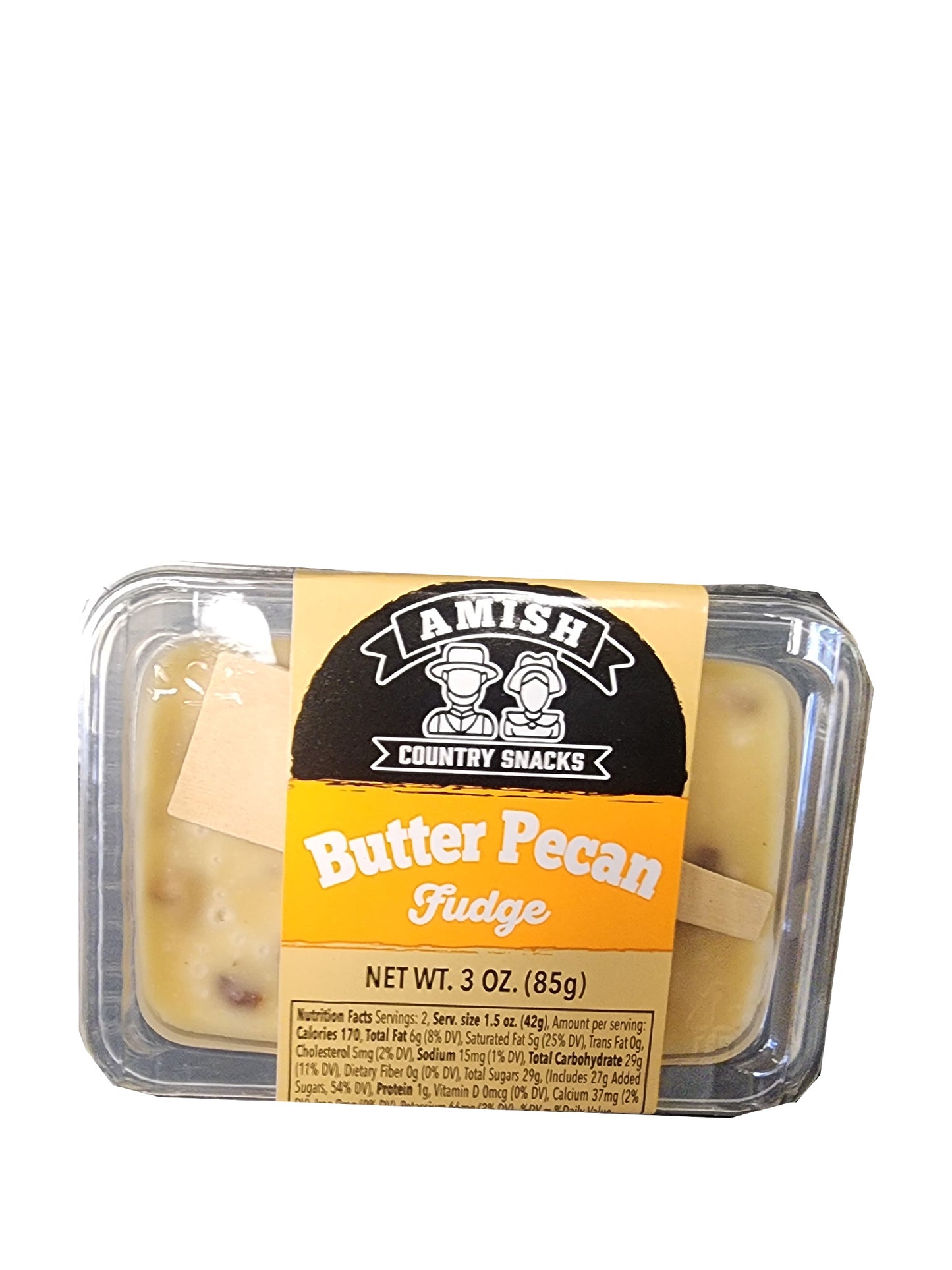 Amish Butter Pecan Fudge Individually Wrapped