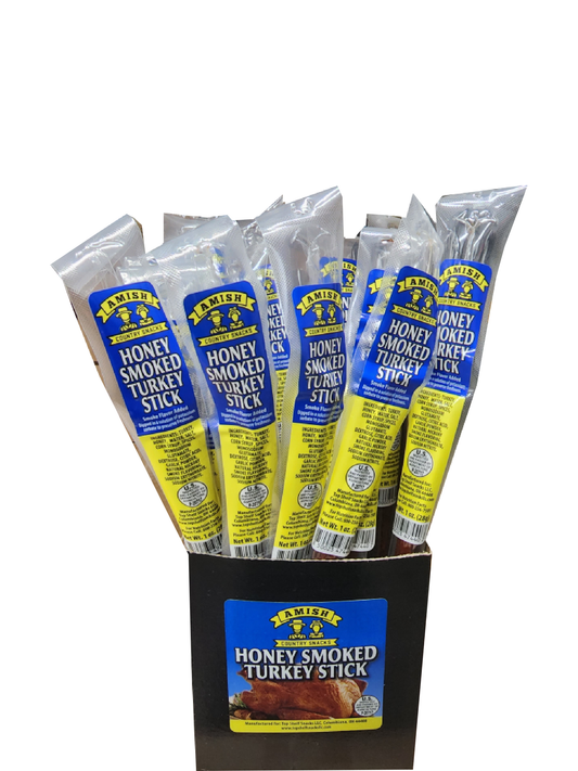Amish Turkey Sticks 24 count box - Amish Country Snacks