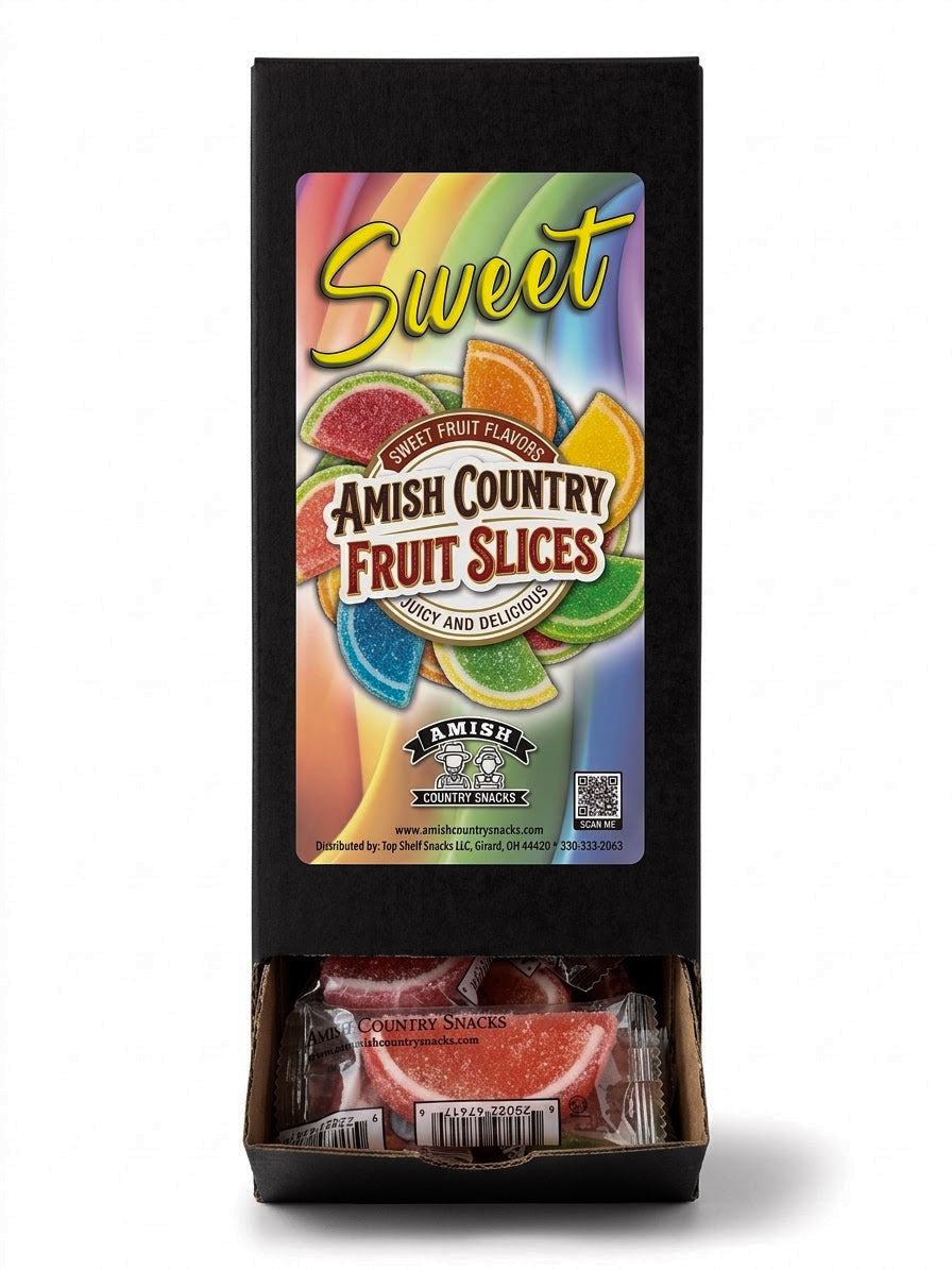 Amish Fruit Slices 72 count box - Amish Country Snacks