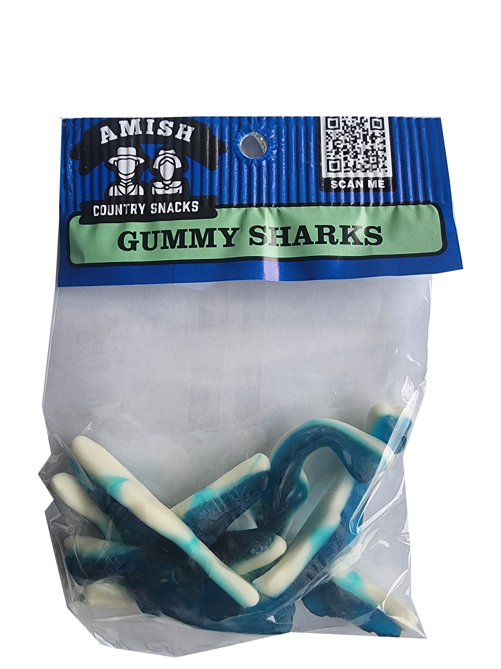 Gummy Sharks 12 bags - Amish Country Snacks