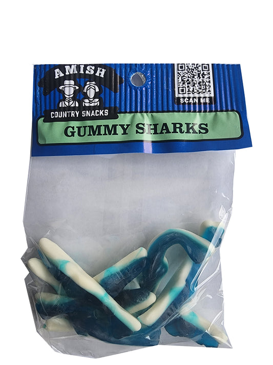 Gummy Sharks 12 bags - Amish Country Snacks