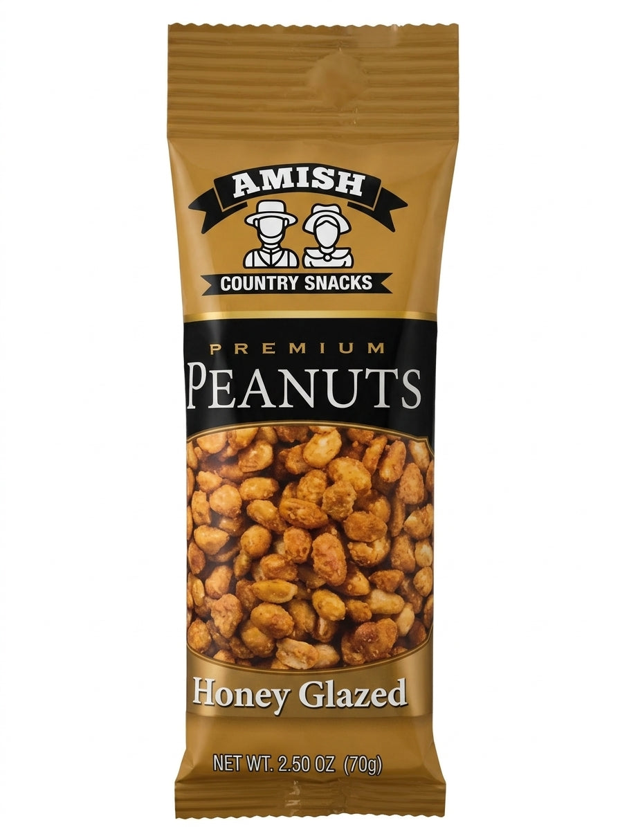 Amish Tube Honey Nut Individual Bag - Amish Country Snacks