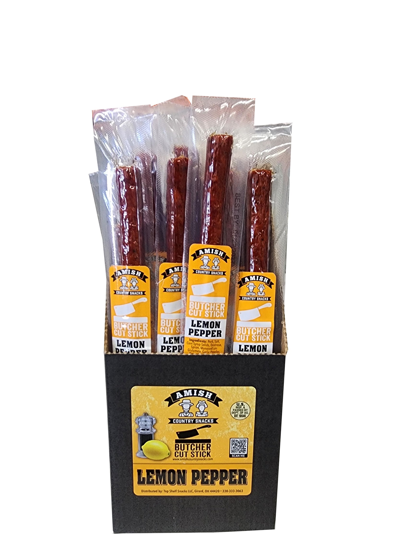 Butcher Cut Lemon Pepper - 1 caddy - Amish Country Snacks
