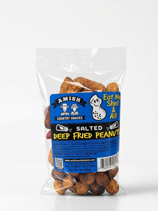 Amish Deep Fried Peanuts 3oz bag - Amish Country Snacks